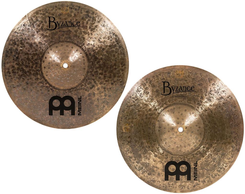 MEINL Byzance Dark Series Cymbal Hihat Pair B14DAH Hi-hat 14" []