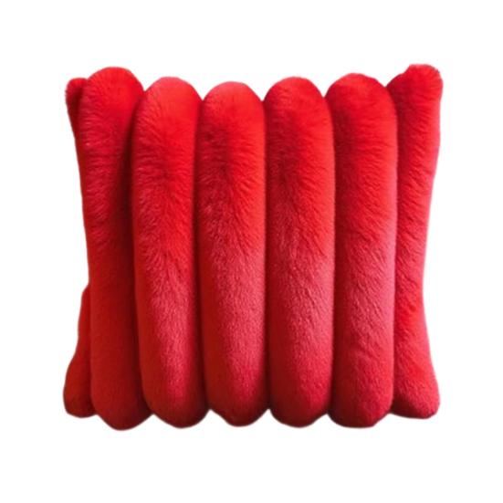 Throw Pillowcase Super Soft Comfortable Sofa Pillowcase Replaceable Design Easy Maintenance Soft Cushion