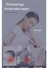 Ergonomic Lumbar and Neck Support Cushion for Comfortable Sitting