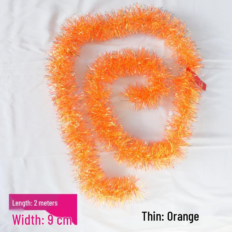 Sedmibarevný vlněný proužek na vánoční a narozeninové dekorace