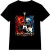 Fire And Ice Guitar T Shirt Electric Rock Music Graphic Rock N Roll Tee
