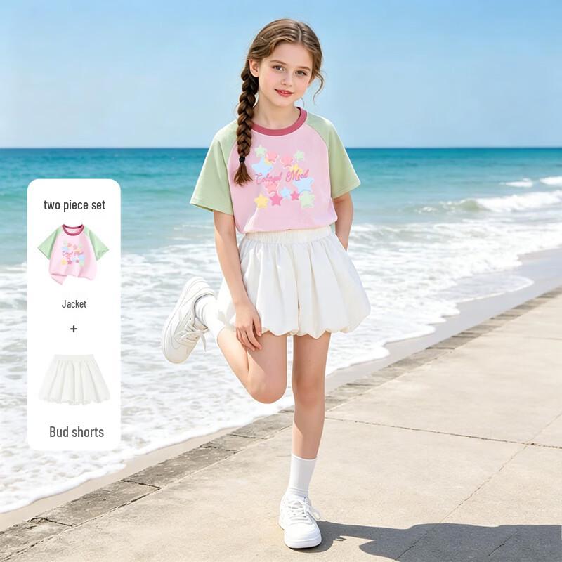 FivePlus Girls' Short Sleeve Summer Set