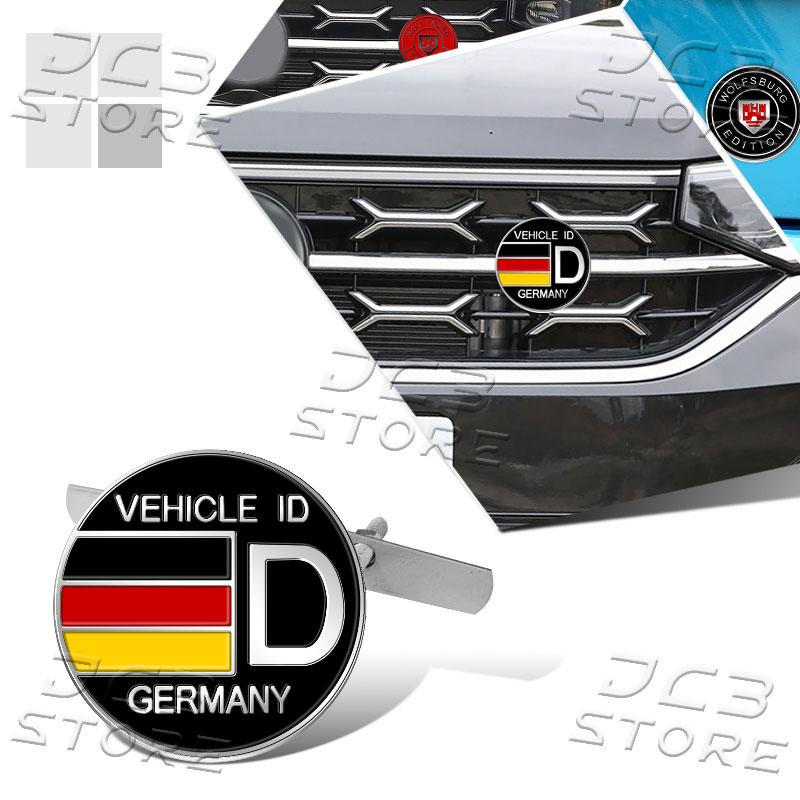 Wolfsburg Edition Logo Emblem Car Front Grill 3D Metal Sticker Body Rear Trunk Badge For Golf MK3 MK4 MK5 Passat Jetta Polo