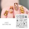 kads Nail Art Stamping Plates 63 Designs Nature Series Nail Template Stencil Plates for Nail Salon