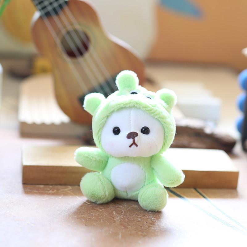 Adorable Plush Bear Keychain Cute And Soft Stuffed Animal For Bags And Backpacks