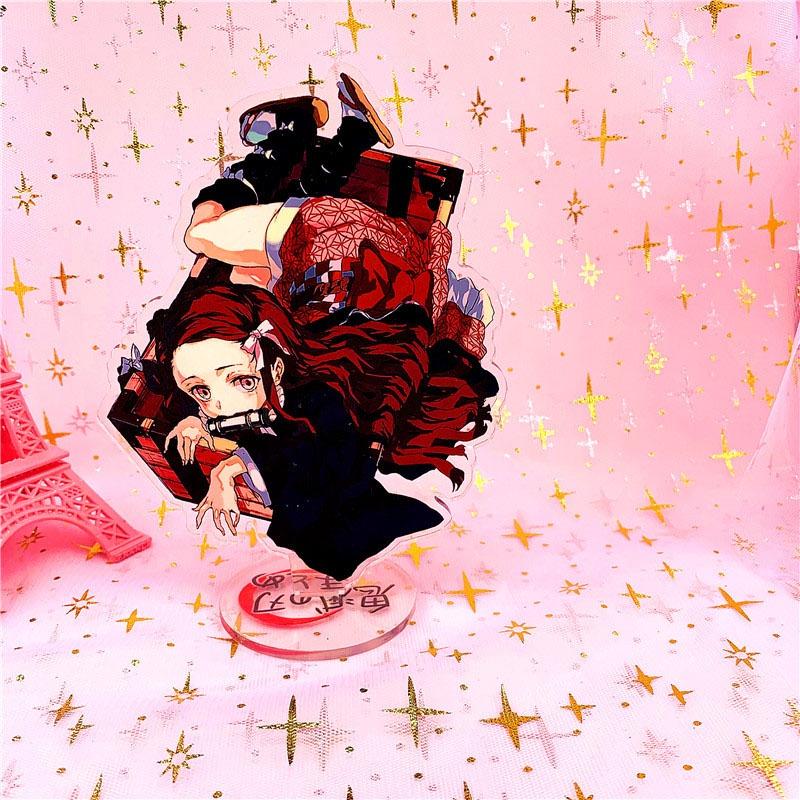 Exquisite Demon Slayer Kimetsu No Yaiba Kamado Nezuko Acrylic Figure With Smooth Edges