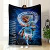 Manchester City Designed Flannel blanket for bedroom, living room, sofa, and nap