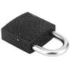 Padlock Brass Core and Thickened Black Iron Door Lock for Home Dormitory Portable Padlock50mm