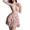 Sexy Lingerie Sexy Sweet Printed Nightdress Spice Girl Beautiful Back Hanging Neck Pure Desire Temptation Pajamas Pure Desire Wind