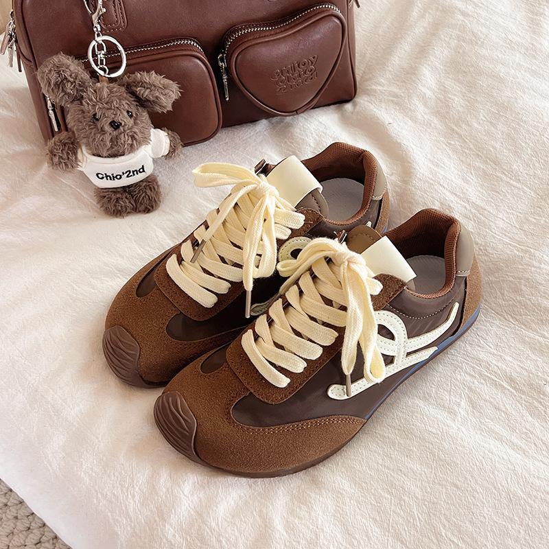 Dexun Shoes Women's Spring 2025 New Thick-soled Heightening Casual Sports Shoes Lightweight Forrest Gump Shoes Single Shoes Running Shoes