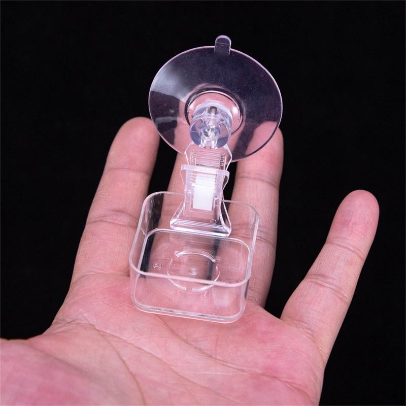 Reptiles Feeding Bowl Water Dish With Secure Suction Cup Safe Plastic Habitat Feeder Dish For Lizards Snakes Amphibians