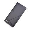 Men's Vertical Soft Leather Wallet - Long, Thin, Multi-Card Slot, Large Capacity, Fashionable