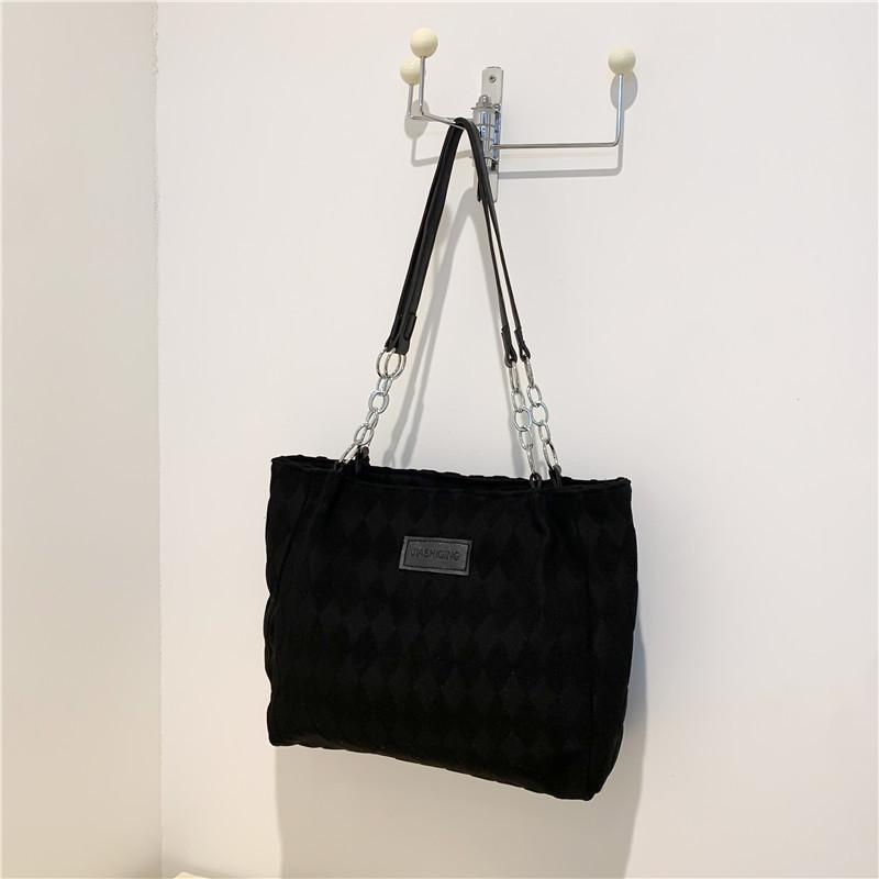 Casual Large-capacity Bags Autumn and Winter New Women's Bags Fashion Commuter Shoulder Bags College Students Class Tote Bags
