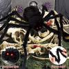30-200cm Halloween Big Plush Spider Horror Halloween Decoration Party Prop Outdoor Giant Spider Decor Chamber Prank Black Spider