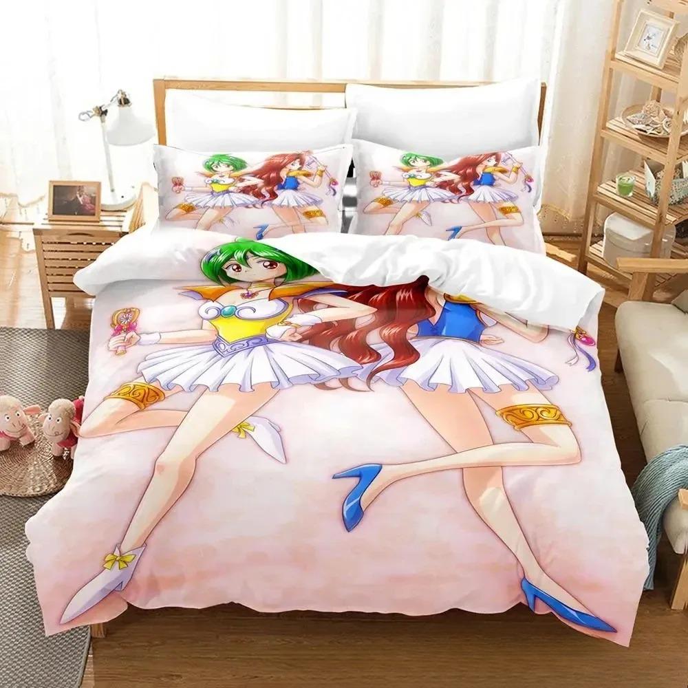 Anime Wedding Peach Bedding CollectionDuvet Cover Comforter Bed Collection Quilt Cover PillowcaseKing Queen Twin Size Boys Girls Adultse