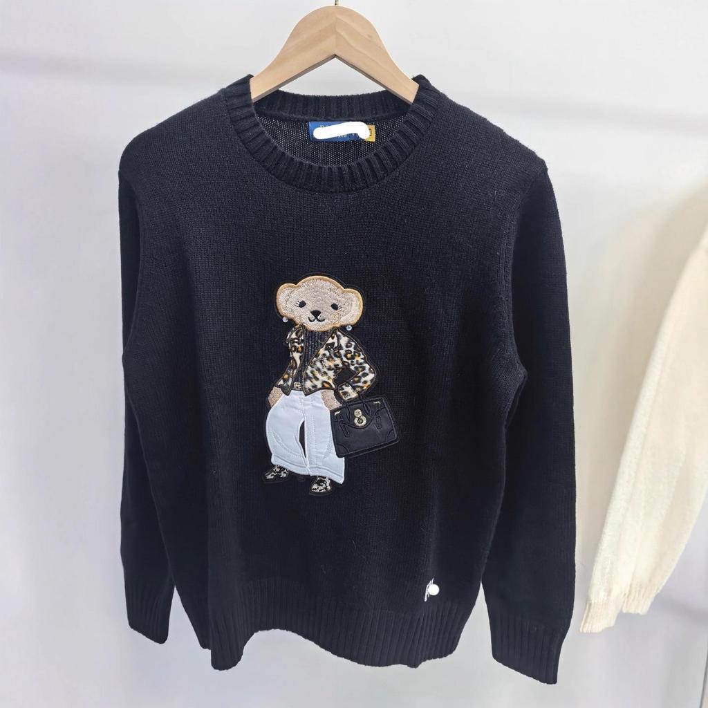 High-Quality Women's Wool Cashmere Teddy Bear Sweater - Autumn/Winter 2025 Collection