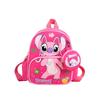Kids Cartoon Stitch Backpack With Air Cushion Straps For School Travel