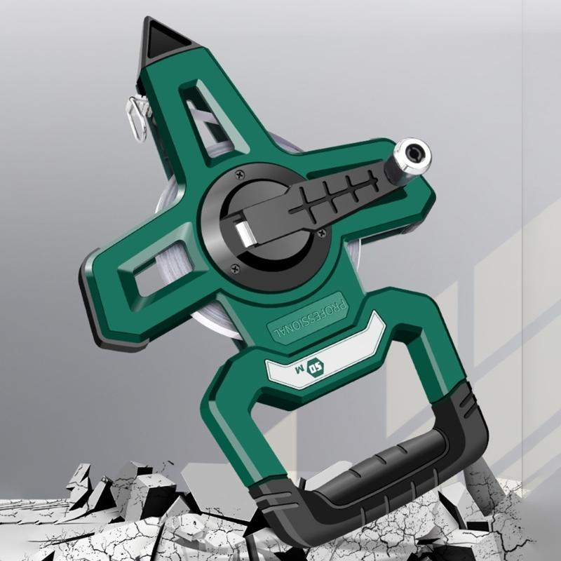 Professional Waterproof Tape Measure Easy to Use & Reliable Measuring Tool 30/50/100m for Construction House Decoration