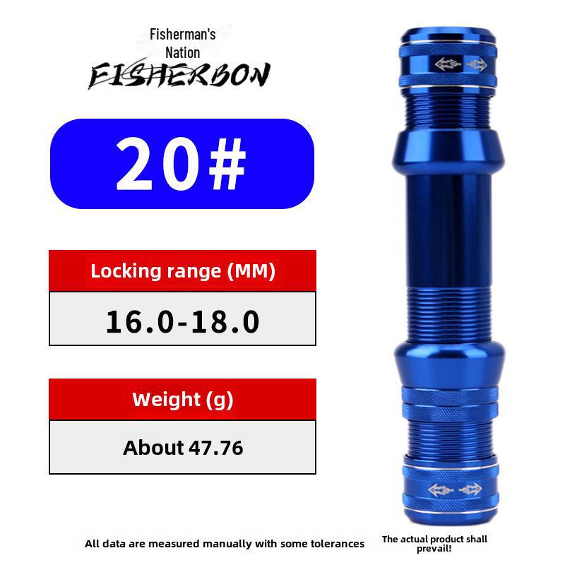 Retractable All-Metal Fishing Rod Seat with Self-Locking Mechanism
