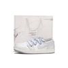 Air Jordan 1 Slip Resistant Coverage Low Top Vintage Basketball Shoes Men's Gray White 553558-053(Team-SBOX)