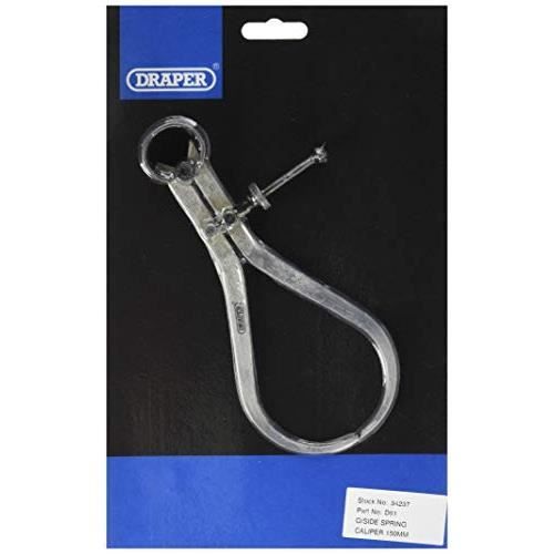 Compas d'épaisseur à ressort - DRAPER - 150 mm - Acier - Précision - Outil essentiel
