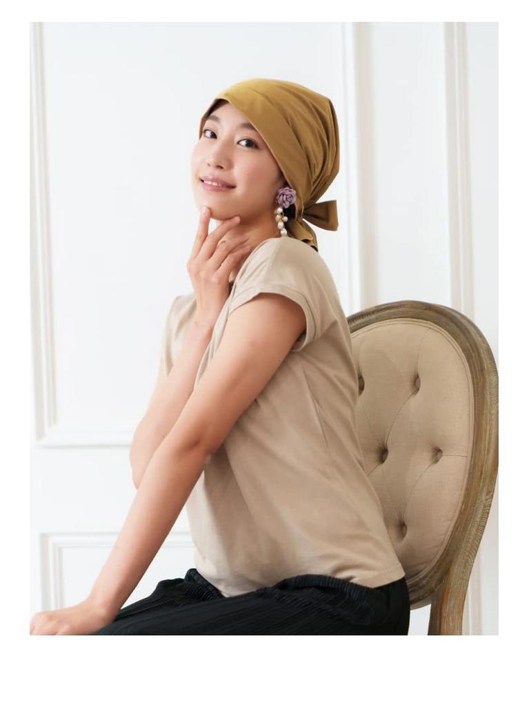 MY Medical Care Bandana One Size Fits for Hair Plain [KISS LIFE] Hat, Hat, Type, Cute, Stylish, 100% Cotton, All, Cancer, Loss, Women's, Karina,