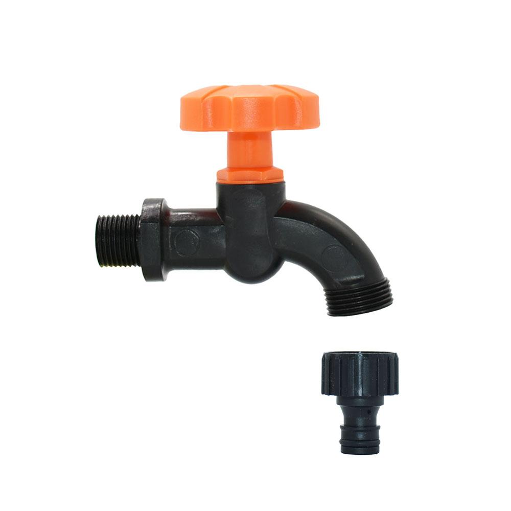 1000L S60 IBC Tank Tap Nipple 3/4" Thread Fitting 16mm Nipple Garden Hose Quick Connector Rainwater Collection Bucke Water Valve