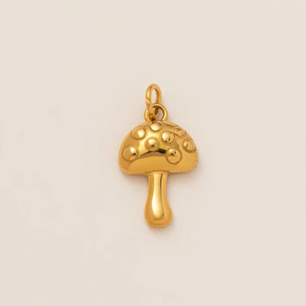 18K Gold Plated Stainless Steel Adjustable Chain with Fruit Pendant for DIY Jewelry