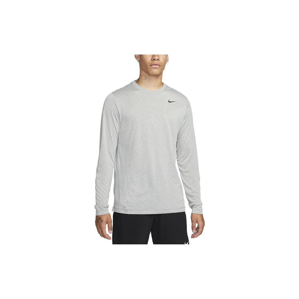 Nike T Shirts Men's Gray Crew Neck Moderate DX0993-063