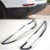 Chrome 2X Rear Fog Lamp Bumper Light Cover Trim For Chevrolet Equinox 2017-2021