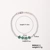Fashion Personality Four-Leaf Clover Bracelet Trend Hip-Hop Niche Strings Women's Exquisite Bracelet Hand Jewellery