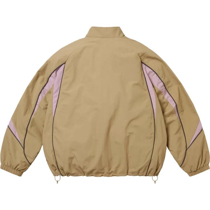 Supreme Contrast Piping Track Jacket Tan