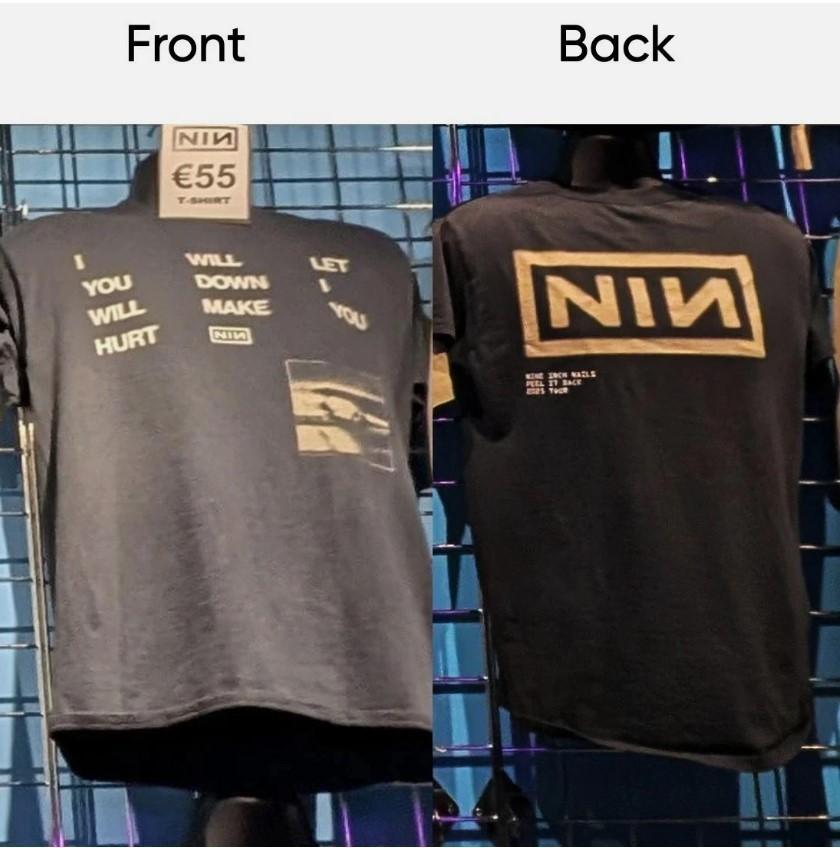 ГОРЯЧИЙ!!!Nine Inch Nails Peel It Back Tour 2026 Мерч Футболка Все Размеры S-3XL XXXL