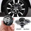 4Pc 56/60mm Car Wheel Center Hub Cap Badge Rim Lid Sticker For Nismo X-Trail Almera Qashqai Note Leaf J10 Teana V36 Tiida