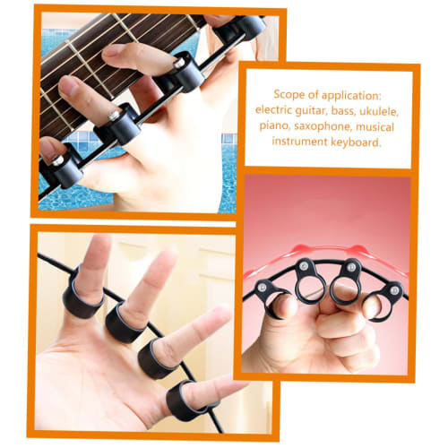 Anneome Musical Instrument Universal Finger Expander Guitar Chord Finger Opener Accessories Aid Artifact Finger Trainer Piano Finger