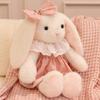 Fiabe Principessa Coniglio Orso Peluche Giocattoli Accogliente Cartone Animato Pizzo Vestito Animale Bambola Divertente Scuotimento Corsa Bambola Adorabile Regalo per Bambini