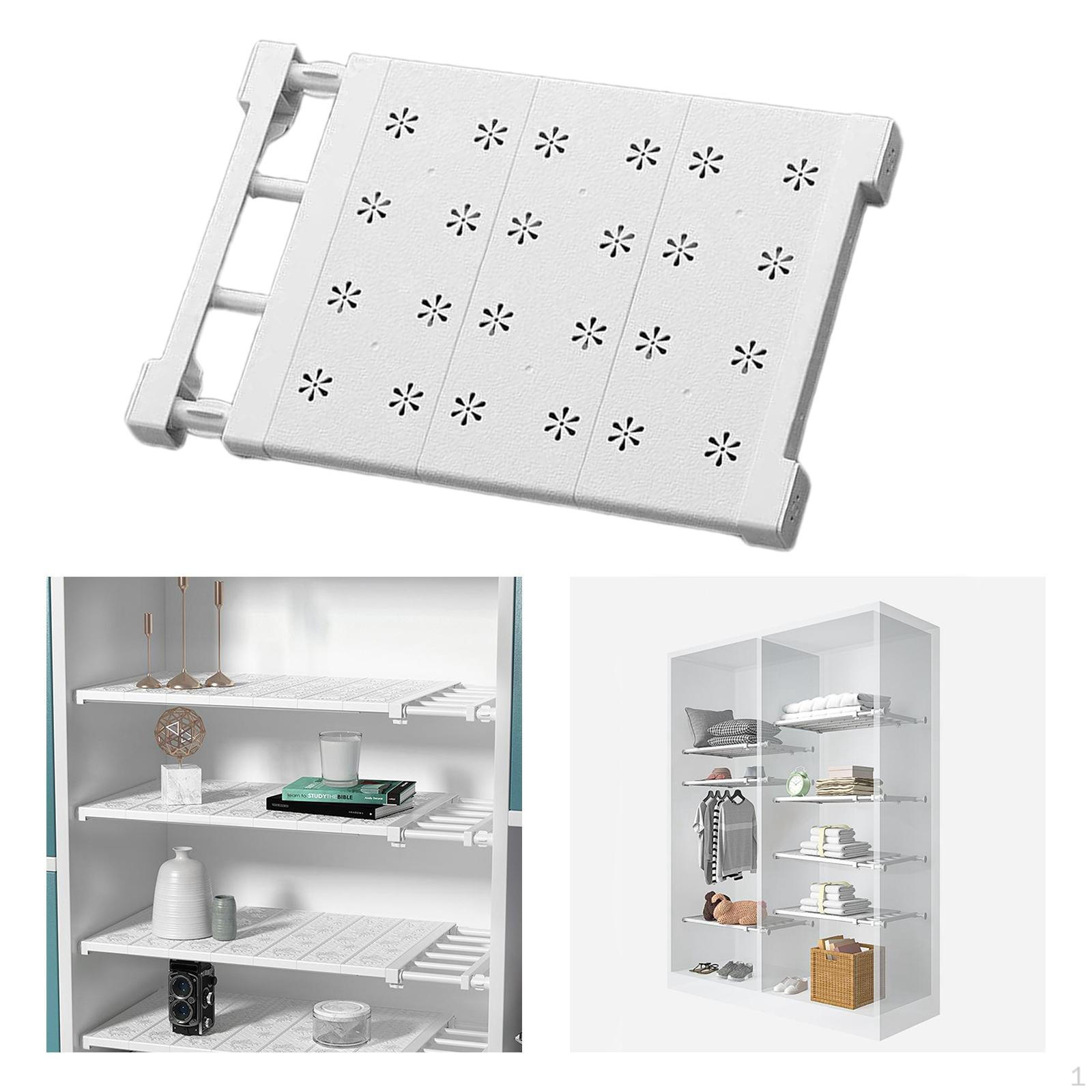 

1 шт. Регульована шафа-органайзер Полиця для зберігання, що висувається L: 38-60cm W