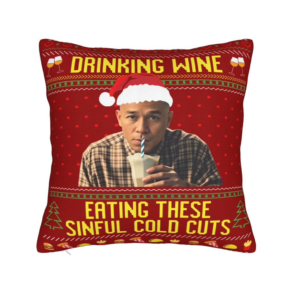 Charlie Hunnam Ed Gein Im Going Drinking Yes I Am Christmas Pillow Case  Graphic Pillow Cover Funny Pillowcases Living Room Sofa