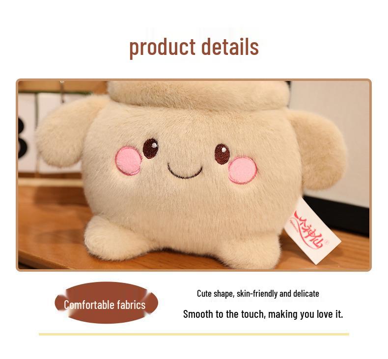 Prayer Incense Burner Plush Doll - Lucky Exam Charm Ornament