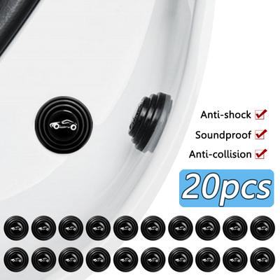 Anti-collision Silicone Pad Car Door Closing Anti-shock Protection Soundproof Silent Buffer Stickers Gasket Auto Accessories