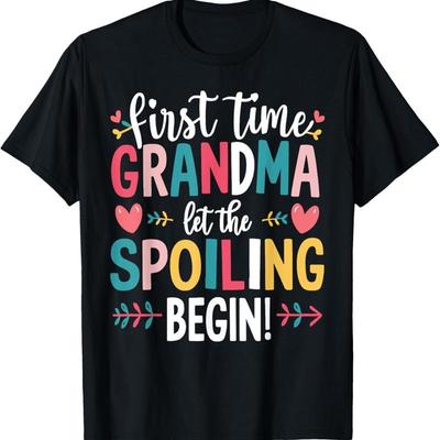 T-shirt 'Grand-mère Gâte Commence Première Fois'