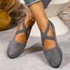Spring New Pointed Women's Shoes Large Size Shallow Mouth Bevel Heel Single Shoes Women's Doudou Shoes Sports and Leisure Shoes Women