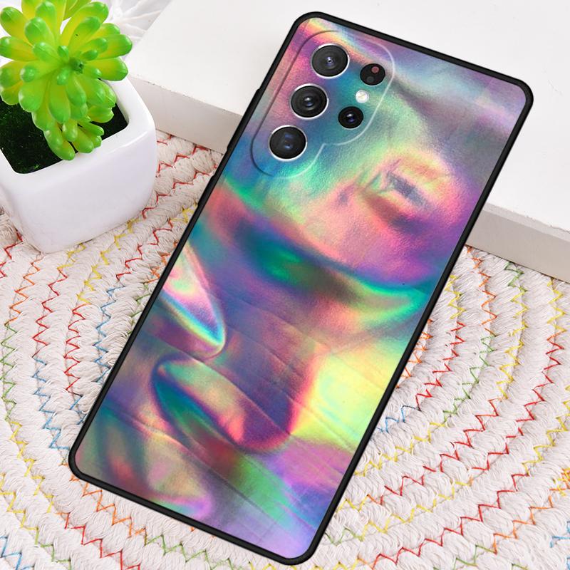 Holographische schillernde Silikon-Handyhülle Für Samsung Galaxy note 10 pro S26 S25 S24 S23 S22 S21 Plus S25Ultra Capa Cover