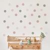 6Pcs Colorful Polka Dots Wall Stickers, Self-Adhesive Vinyl Decals, Removable Peel And Stick Wall Decals for Bedroom Living Room Kids Room