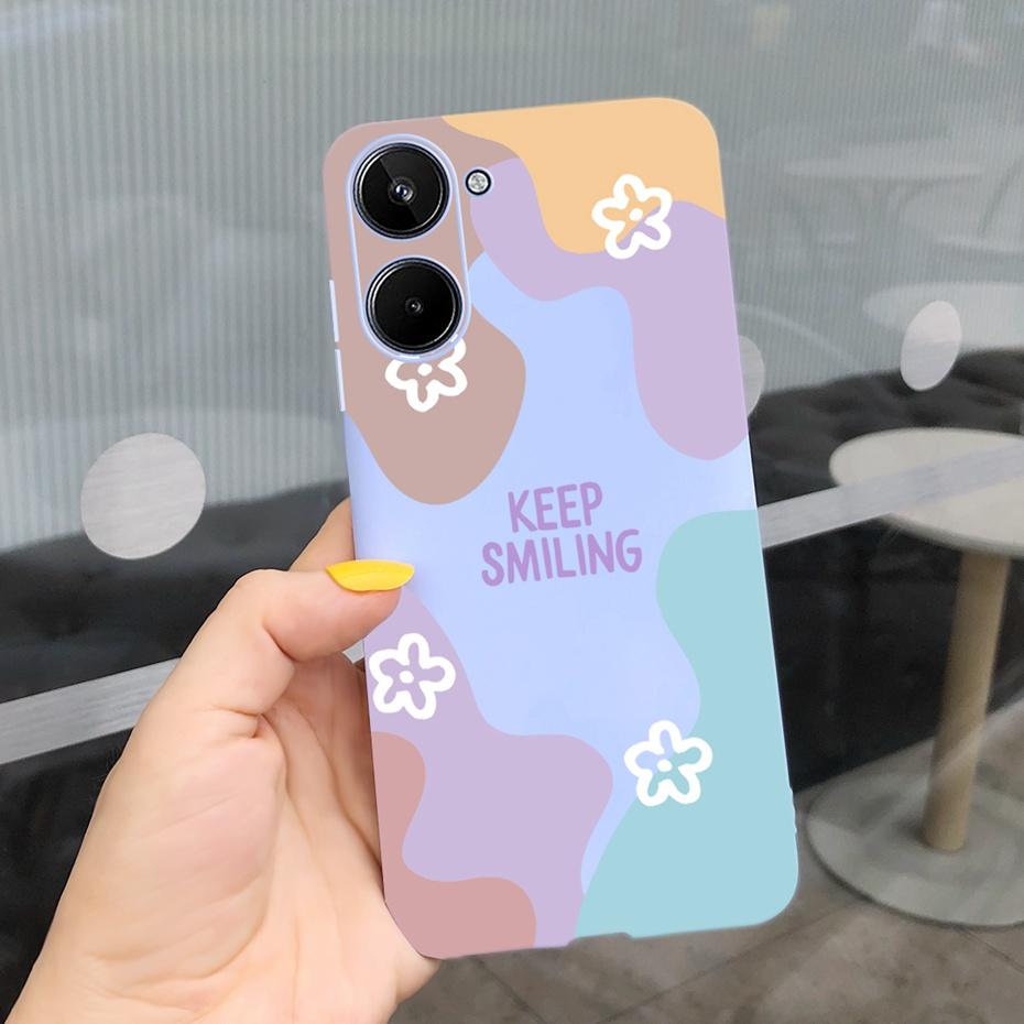 For Realme 10 2022 Lovely Printing Jelly Silicone Case For Realme10 RMX3630 Funda Realme 10 4G Soft TPU Phone Cases