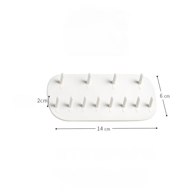 Jewelry Storage Rack, Multi-Functional No-Drill Earring And Necklace Display Rack, Jewelry Storage Hooks