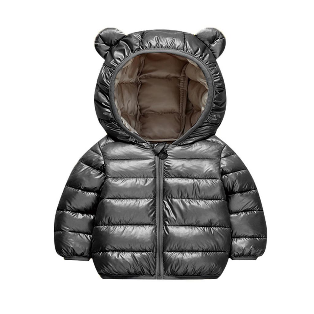 Kids Casual Lightweight Hooded Jacket with Long Sleeves for Boys and Girls Soft Warm Outerwear Suitable for Everyday Wear
