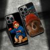 Cute P-Paddington Bear Phone Case For Iphone 16 15 Plus 13 12 Mini 17Air 16E 11 14 Pro 17 Pro Max Cover Shell Coque Soft Clear C