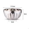 Stainless Steel Bowl Dessert Double Walled Insulated for Home Party Camping