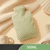 Sticlă de apă caldă plușată drăguță Inserție apă Mică Mini Grosă Rezistentă la explozii Geantă apă caldă Compresă caldă medie pentru burtă Încălzitor de mâini Feminin